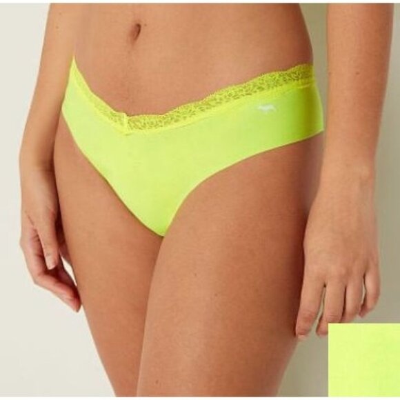 Pink by Victoria Secret Panties Womens Size M in Yellow Color - Picture 1 of 4